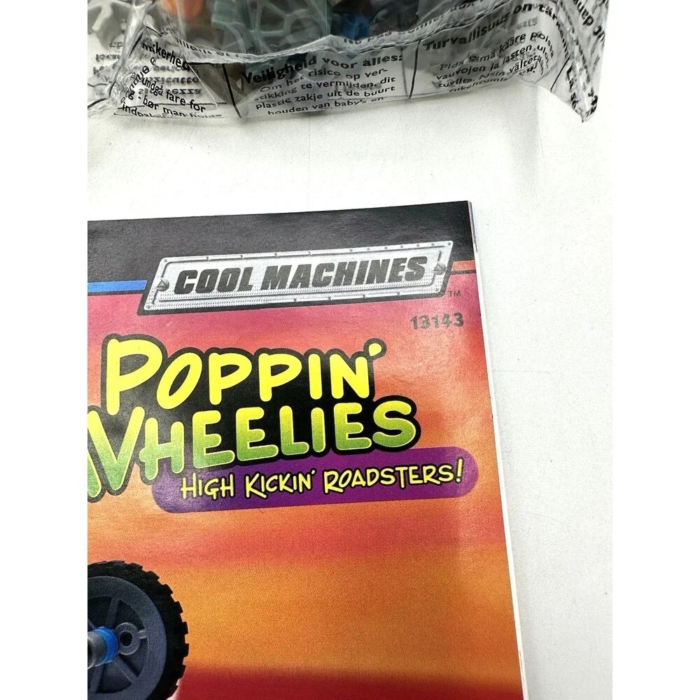 K'Nex Popping Wheelies Building Set Cool Machines #13143 NEW NO BOX